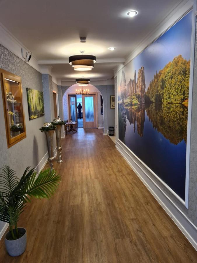 הורן-באד מאינברג Gaestehaus Am Kurpark Hotel Garni מראה חיצוני תמונה