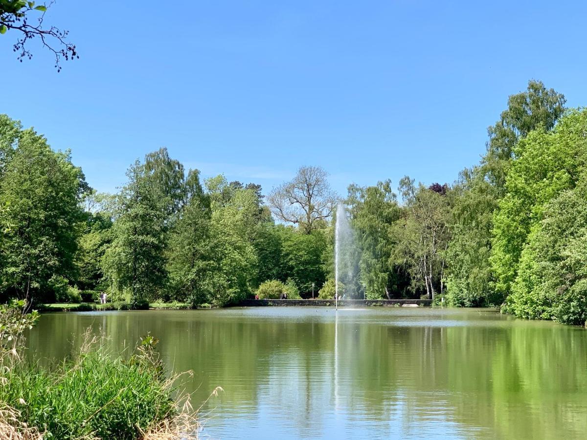 הורן-באד מאינברג Gaestehaus Am Kurpark Hotel Garni מראה חיצוני תמונה